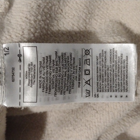 Adidas Originals Athletic Club AOC Print All Over Hoodie Size M - Picture 10 of 11